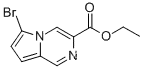 Molecular Structure of 588720-62-1 (Ethyl 6-bromoH-pyrrolo[1,2-a]pyrazine-3-carboxylate)